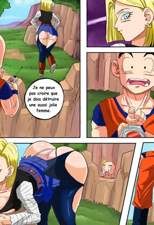 Android 18 meets Krillin