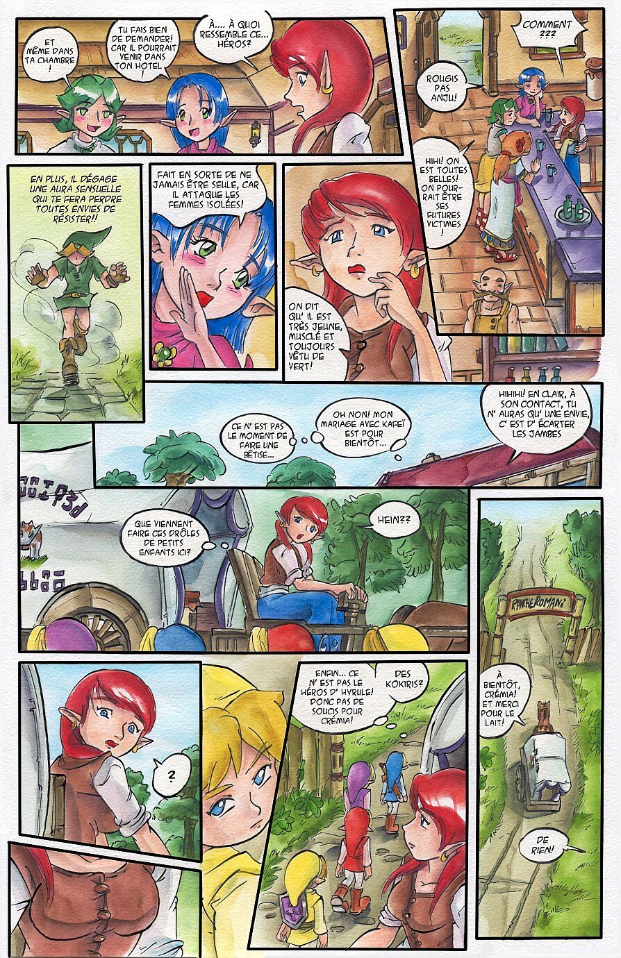 Zelda Four Sword - passage (western) parodie de comics porno fr the legend  of zelda. Bande dessinée sexe comics.