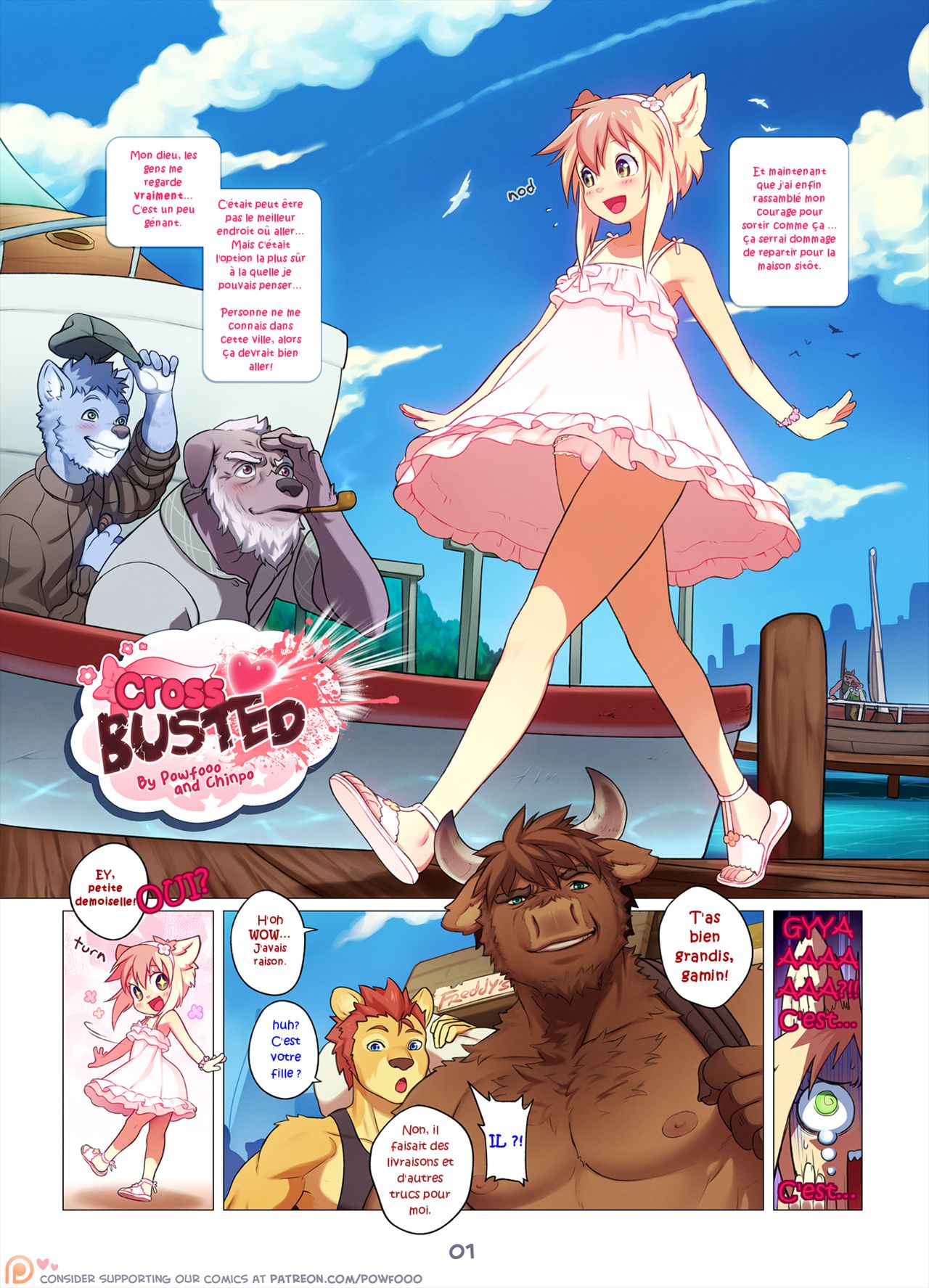Cross Busted BD porno. Vache porn comics french  bande dessinee francais.