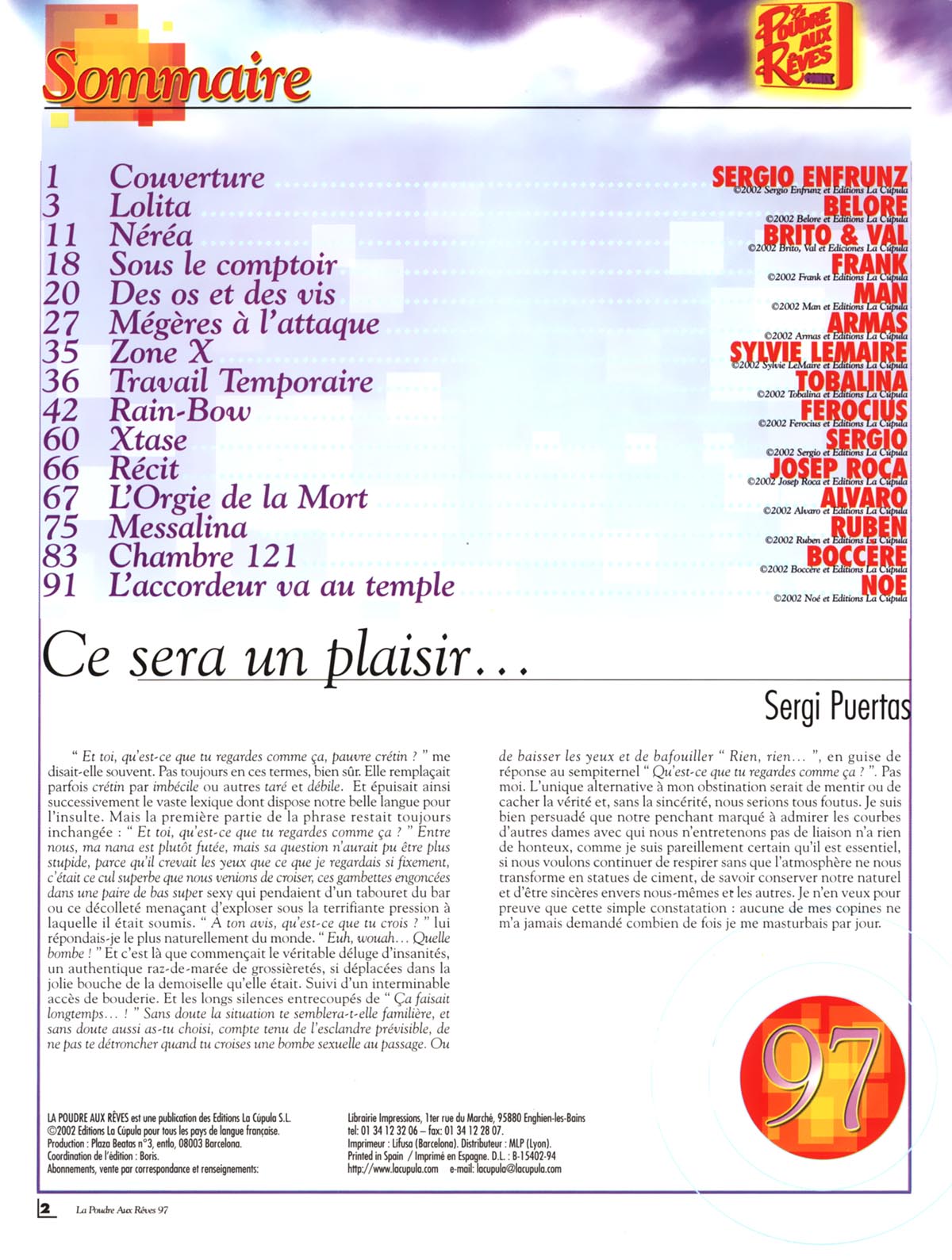Powder Dreams 97 numero d'image 1