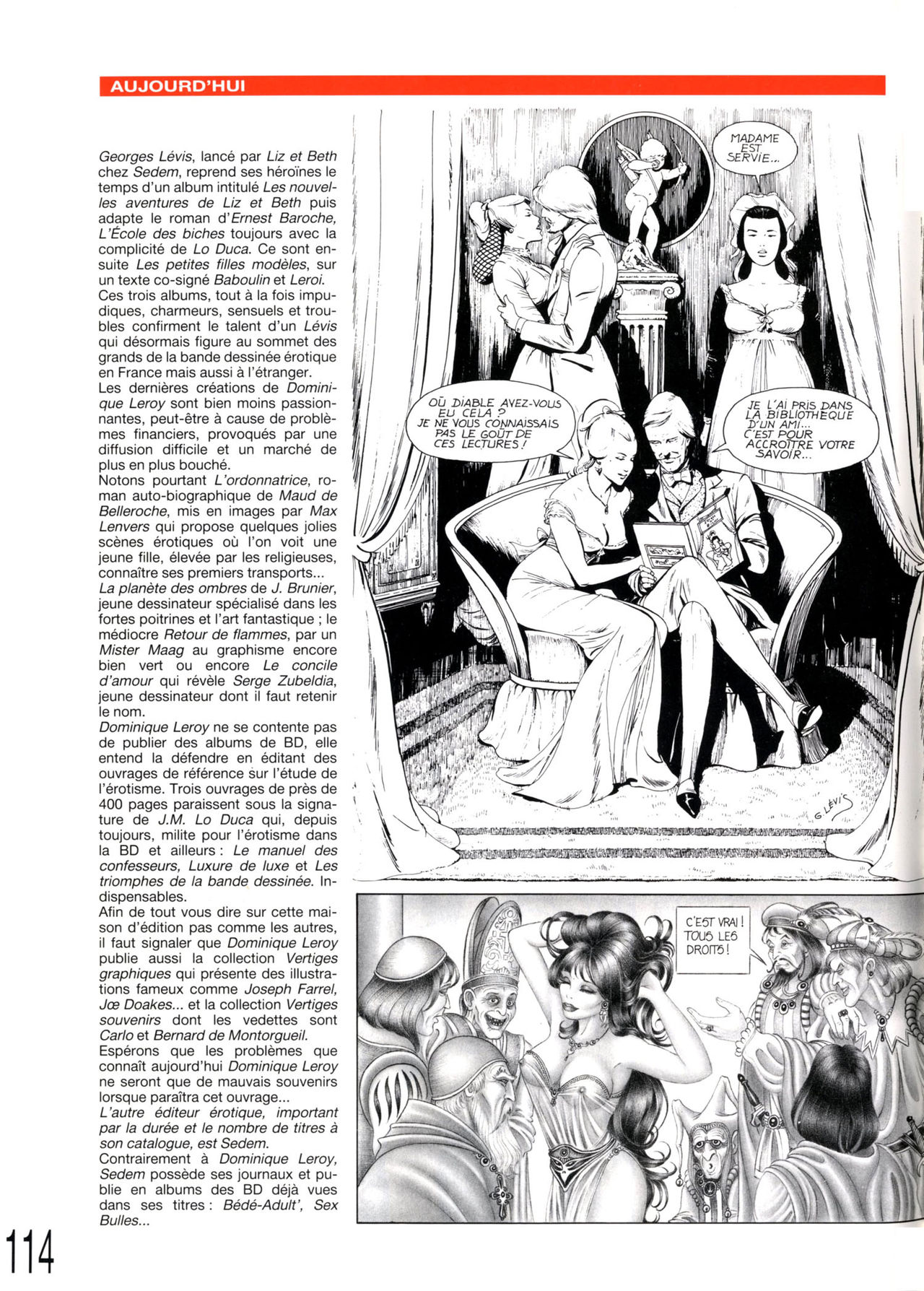 Petite histoire de lérotisme dans la BD - Volume 1 numero d'image 99